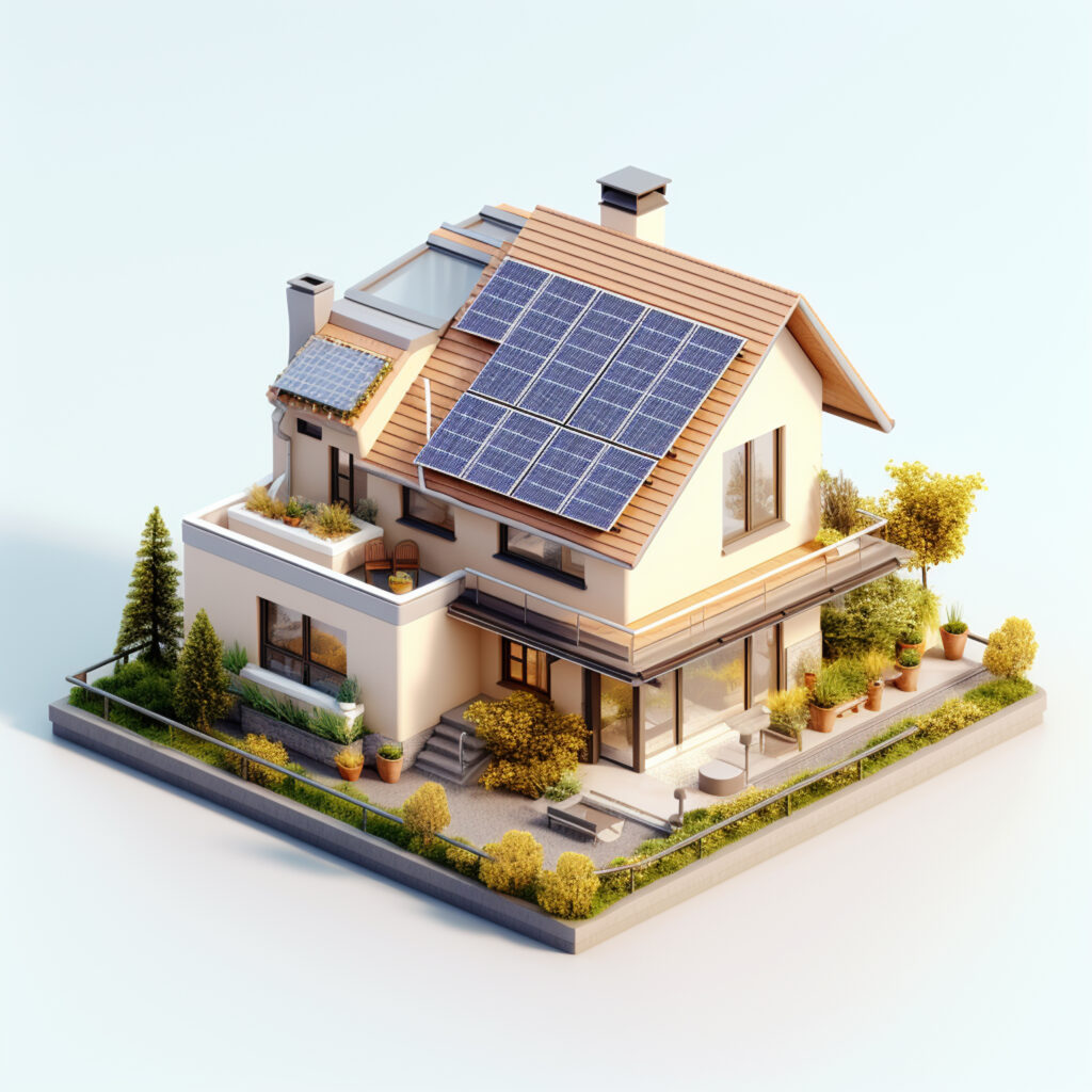 3d-rendering-isometric-house-model